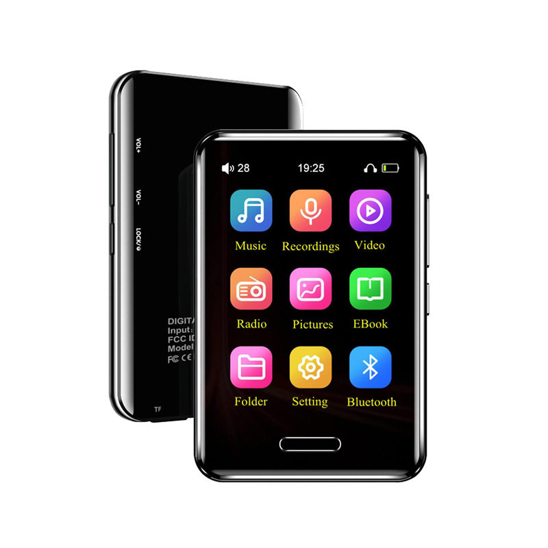 2025新款2.8寸金属mp3随身听学生触摸蓝牙mp4无损插卡音乐播放器