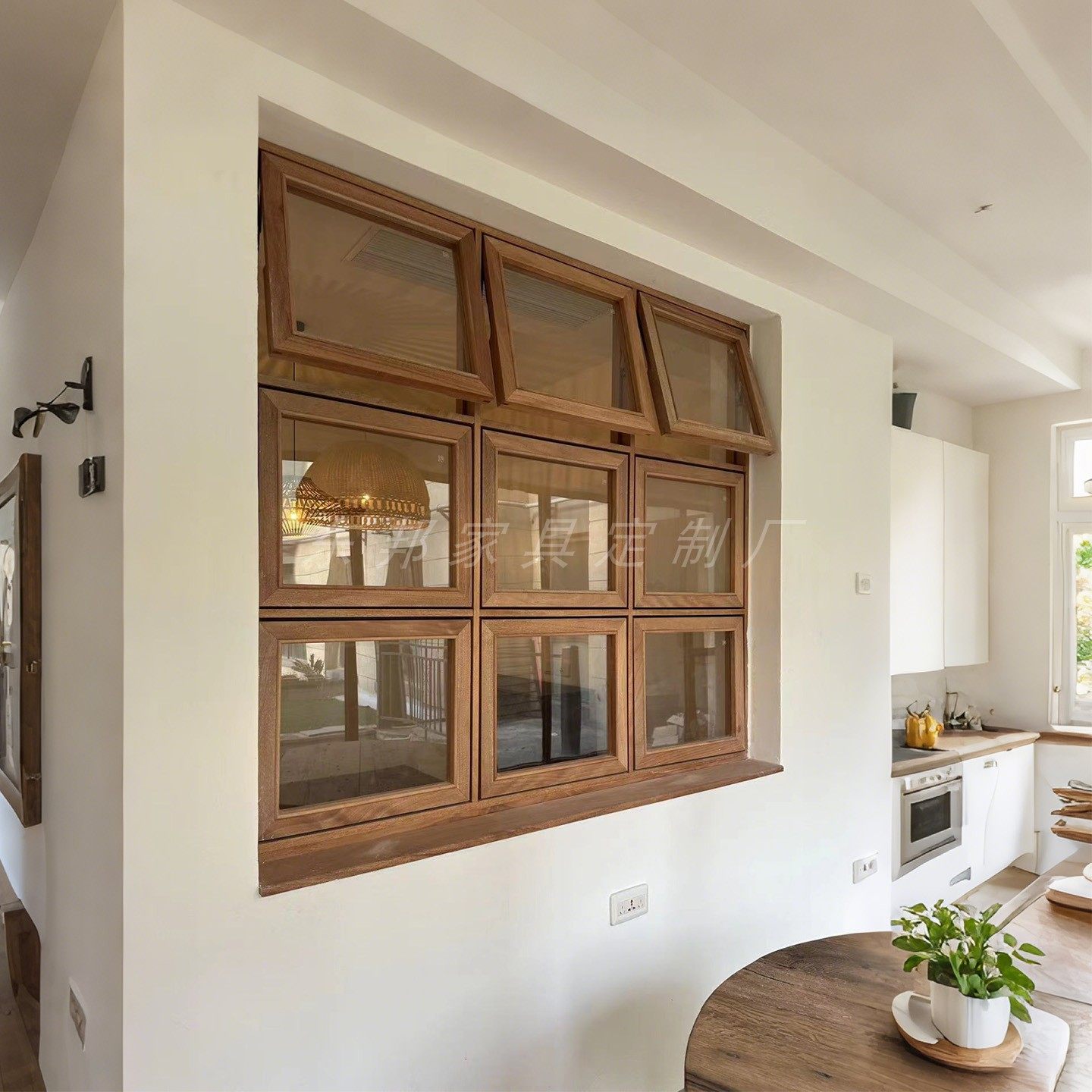 折叠窗实木门推拉窗玻璃窗定制