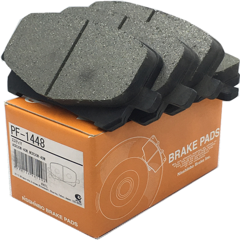 适用于丰田00-03普瑞维亚大霸王acr30前后刹车片nbk日清纺pf-1448