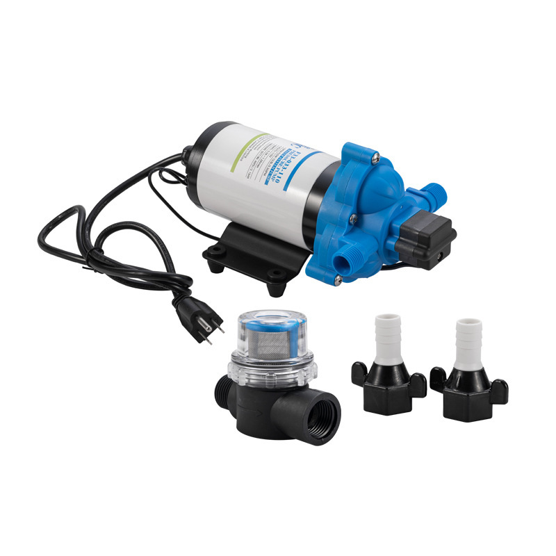 F33系列2-4GPM高压隔膜泵房车游艇增压泵12V24V220V交直流水泵