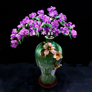 天然紫水晶发财树黄水晶摇钱树别墅家居摆件客厅玄关店铺开业送礼