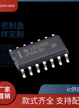 进口TI原装OPA4180IDR OPA4180ID OPA4180 SOP14运算放大器芯片ic