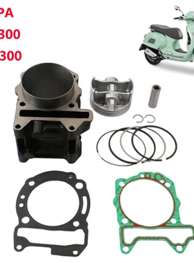 适用VESPA GTS/GTV300 阿普利亚SRMAX300 套缸总成 气缸 缸体配件
