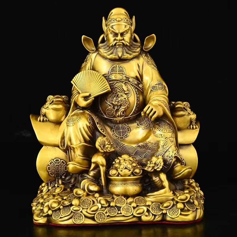 铜天师钟馗摆件招财家居做官发财