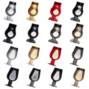 包邮Lafuli雪茄专用烟灰缸 创意个性酒杯烟灰盅便携金属单支烟缸