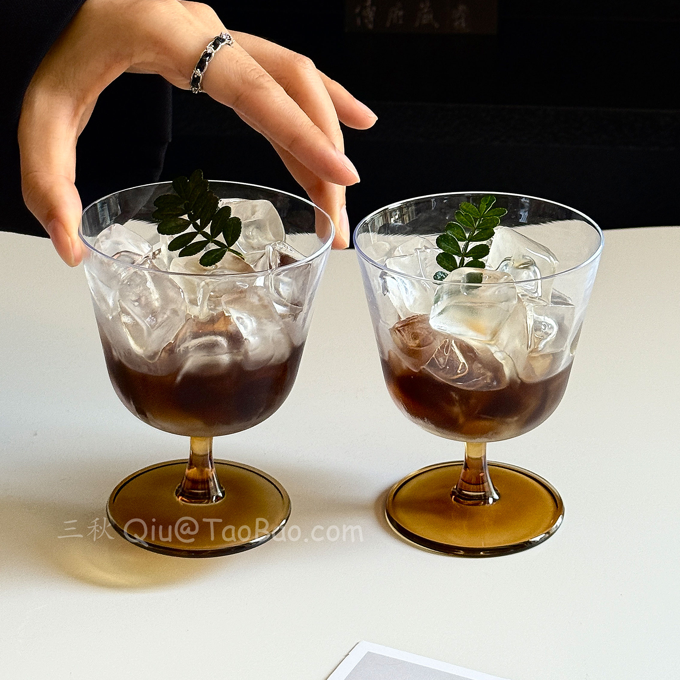 超薄轻薄鸡尾酒杯透明玻璃杯水杯