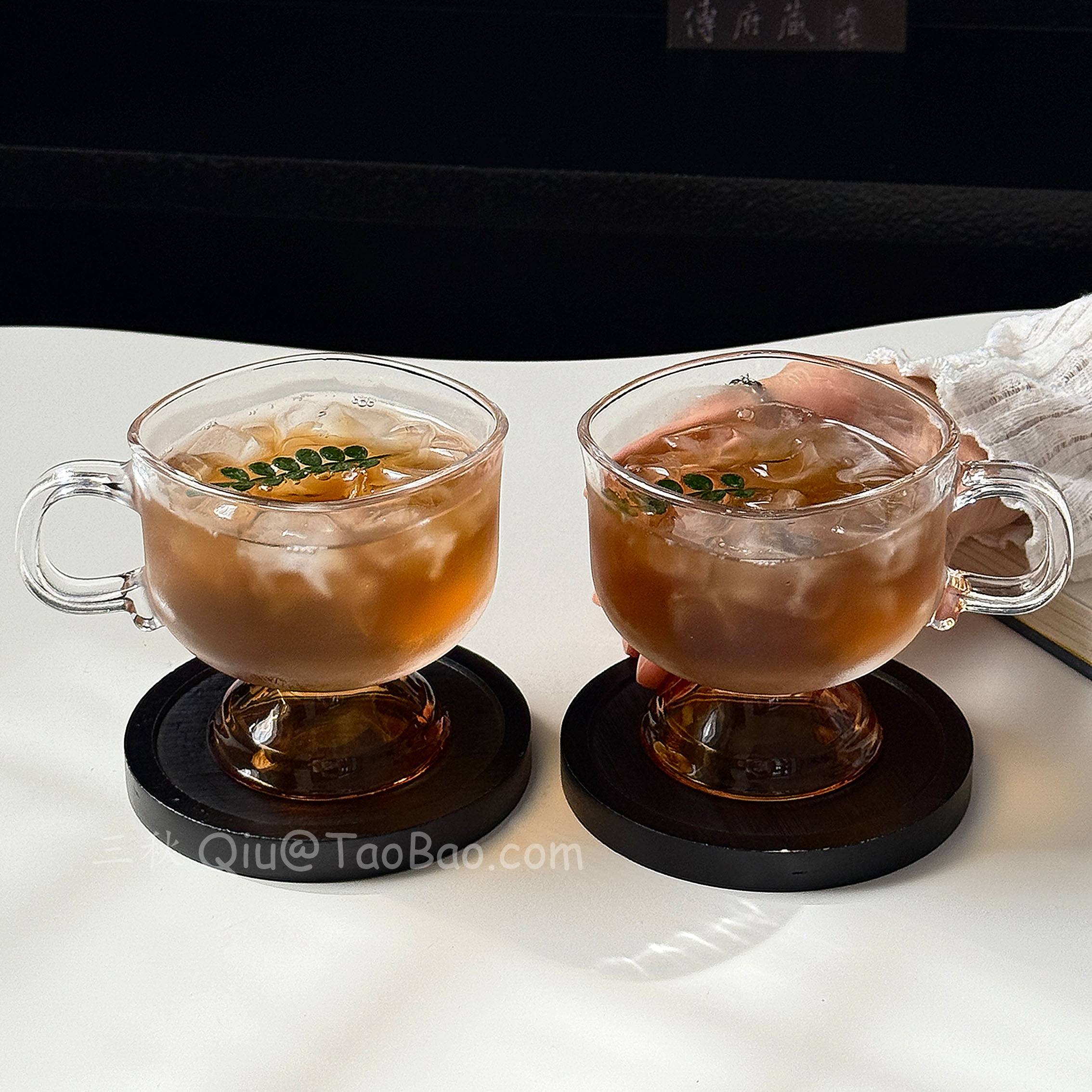 方形矮脚马克杯咖啡杯早餐杯水杯