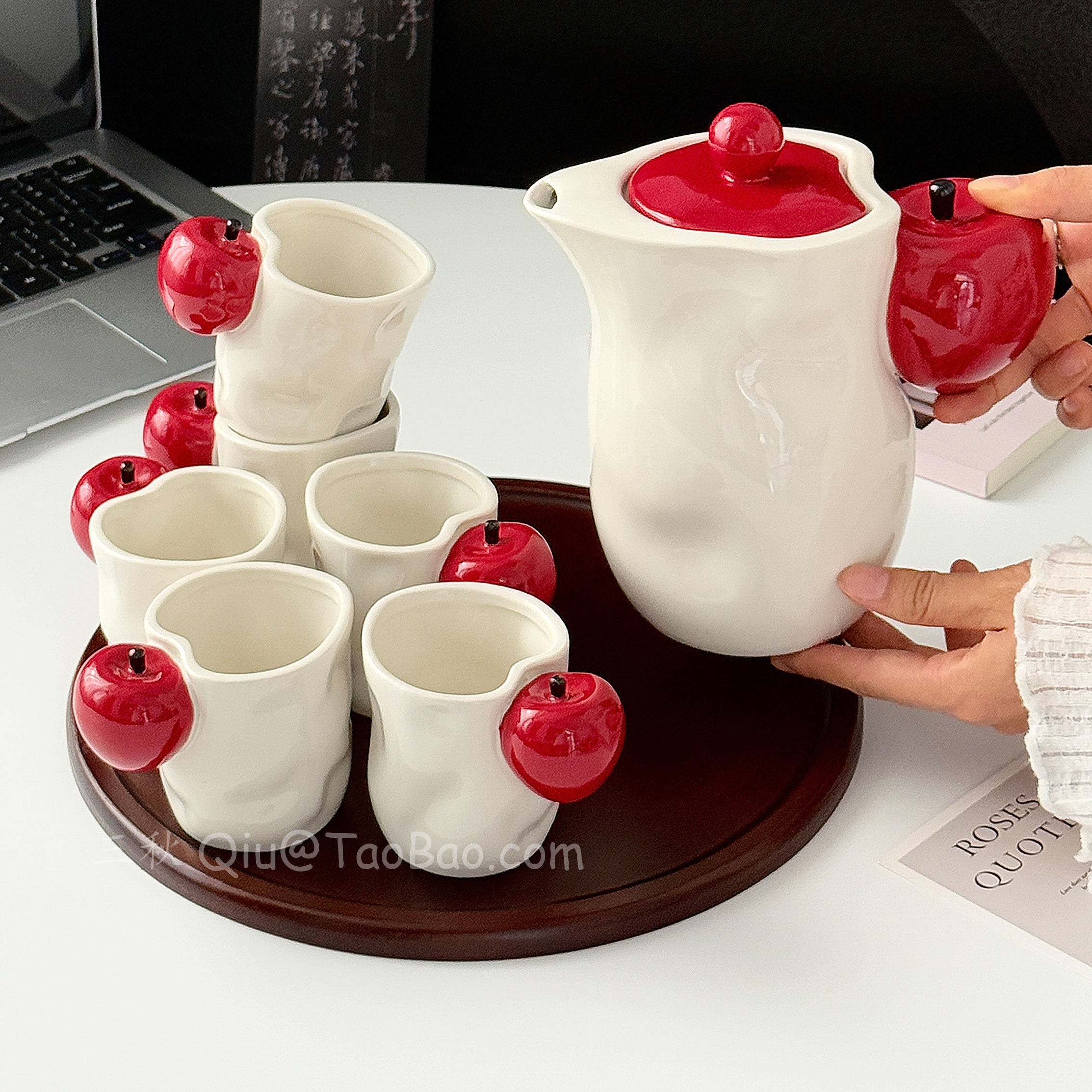 乔迁新居杯子套装礼盒送人茶杯茶具套装结婚礼物家用杯具水杯套装