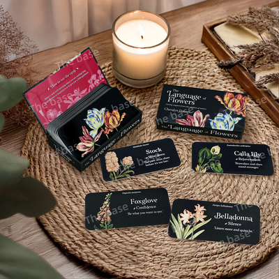 正版花语字言卡磁吸翻盖赠牌袋