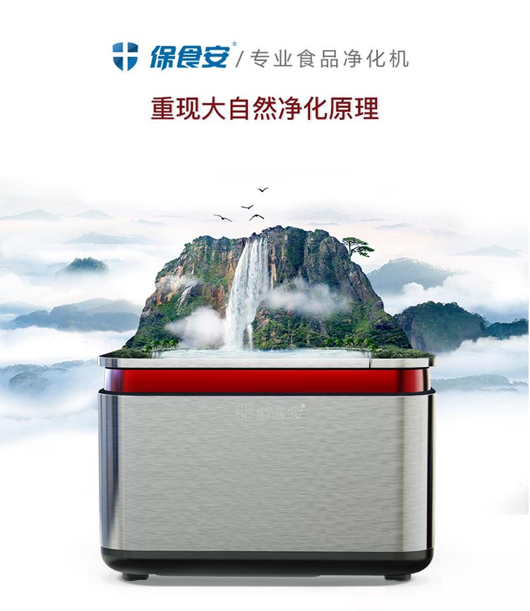 保食安 專(zhuān)業(yè)食品凈化機(jī) 洗菜機(jī) 果蔬清洗殺菌機(jī) 凈食機(jī)BSA-J808