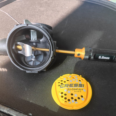 mares潜水二级头维护工具