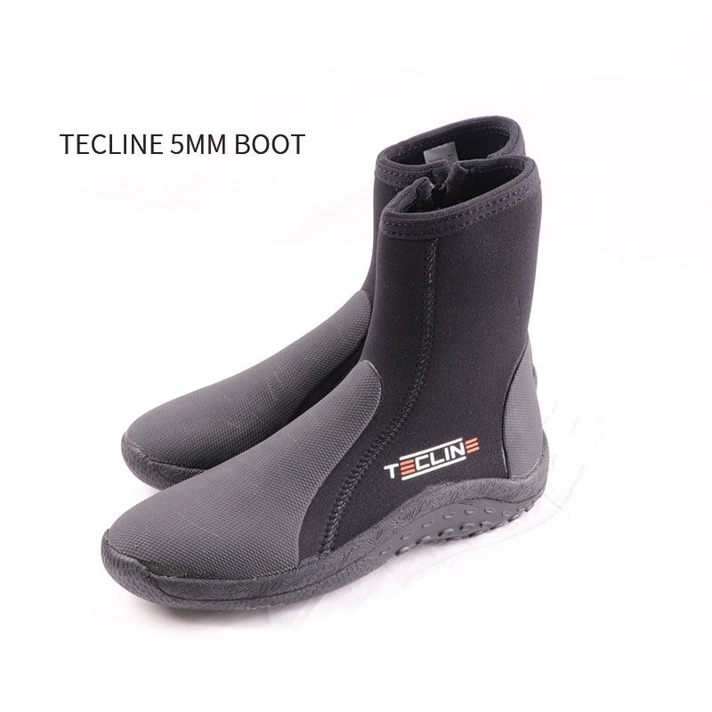 TECLINE Proterm Boot 5mm 氯丁橡胶防滑高帮潜水靴水肺涉水鞋
