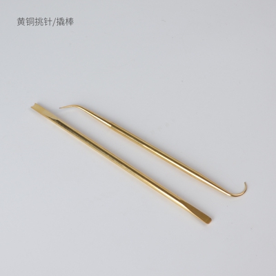 Deco Caller潜水装备专用维护工具 黄铜撬棒挑针 调节器O圈勾针