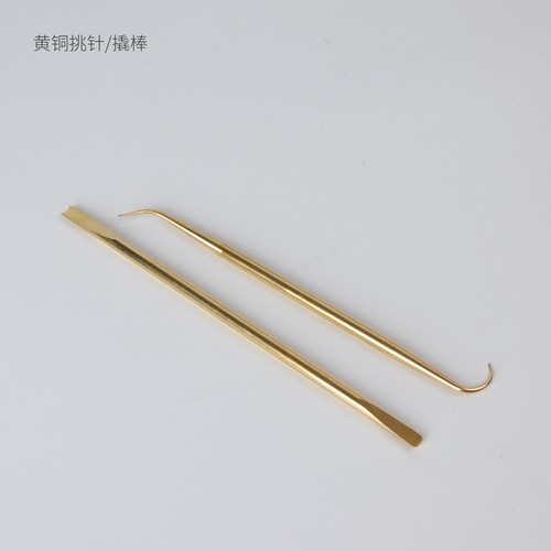 Deco Caller潜水装备专用维护工具 黄铜撬棒挑针 调节器O圈勾针