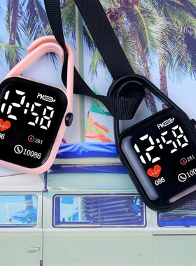 静音电子表夜光无声学生专用迷你便携初中生高中生老人通用数字式