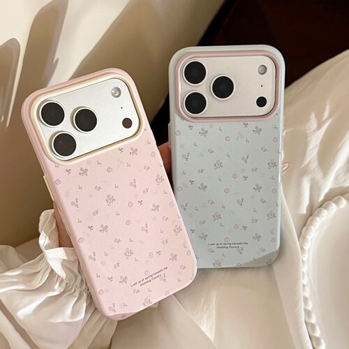 适用春夏小碎花苹果17promax手机壳iphone16小清新14防摔1315软套