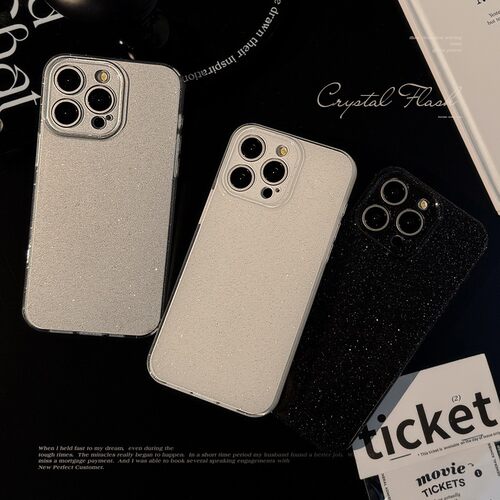 适用双层闪粉17苹果16手机壳15pro max简约iphone13软14pro全包11