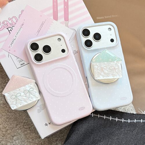 适用波点小屋磁吸支架iphone17pm手机壳苹果16软菲林15高颜值17韩