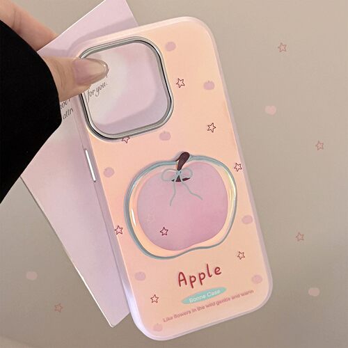 适用镭射IMDiphone17手机壳16Pro max立体粉苹果11防摔14少女韩13