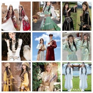 出租少数民族服装新疆维吾尔族蒙古族藏族纳西族布依族舞蹈演出服