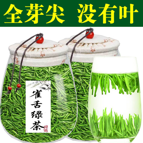 正宗雀舌绿茶2026新茶罐装250g