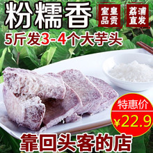 荔浦芋头新鲜香芋5斤免邮广西特产农家槟榔芋当季蔬菜毛芋紫藤芋
