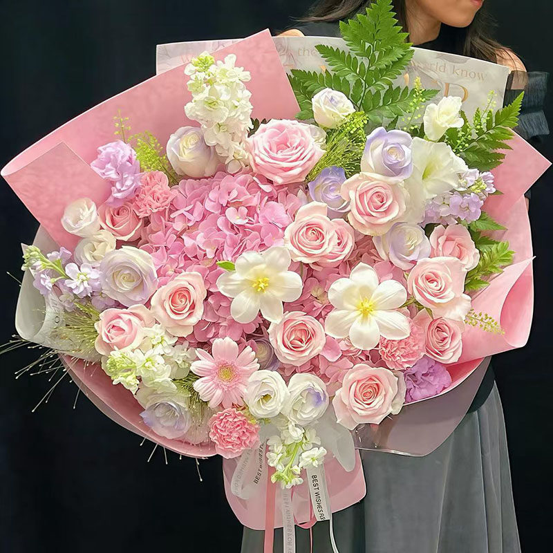 【全国小时达】粉玫瑰绣球生日花束鲜花速递全国同城送女友北京,鲜花速递/花卉仿真/绿植园艺,鲜花速递(同城),淘宝优惠券,粉丝福利购,淘宝优惠卷