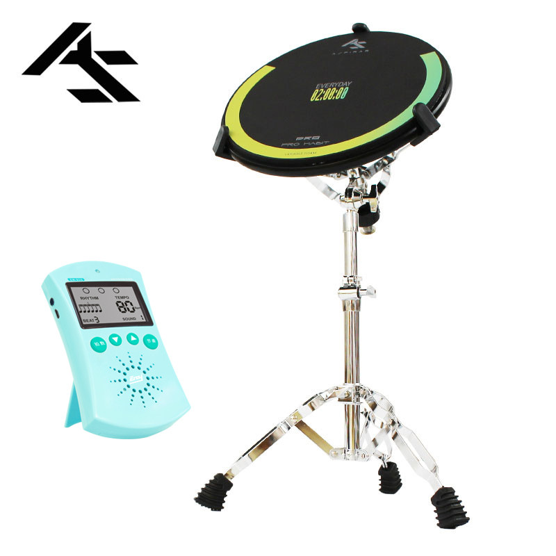 as哑鼓垫节拍器套装12寸架子鼓哑鼓初学者儿童入门家用练习打击垫