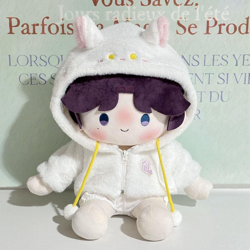 光与夜之恋一番赏40cm棉花娃娃坐姿体绒绒狐礼娃衣萧逸换装套装