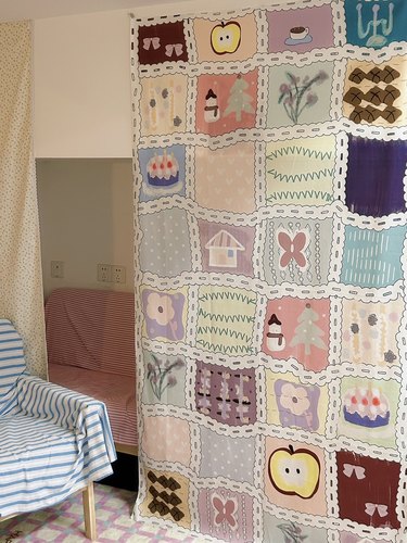 原创设计百搭多场景用短毛绒挂布