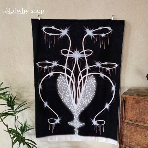 No!whyshop原创梦幻花卉挂布