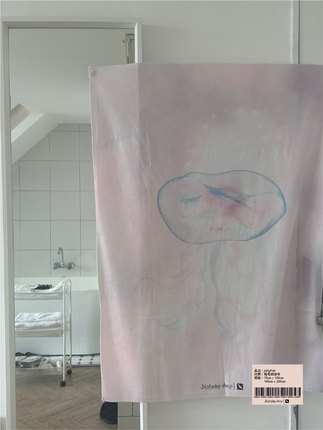 福利款*No!why shop歪店原创手绘挂布背景布"jellyfish"水母壁饰