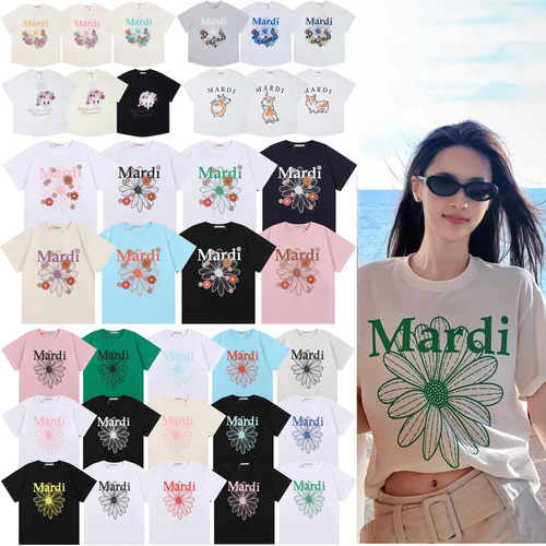 Mardi韩国经典潮牌小雏菊短袖时尚百搭明星同款T恤纯棉休闲半袖女