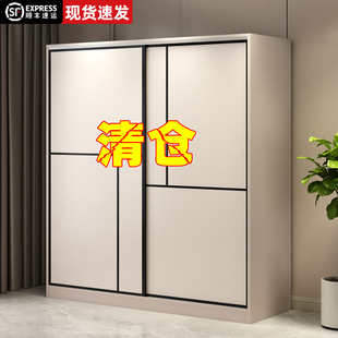 儿童衣橱 2025爆款 衣柜卧室家用推拉门出租房用小户型简易组装 新款