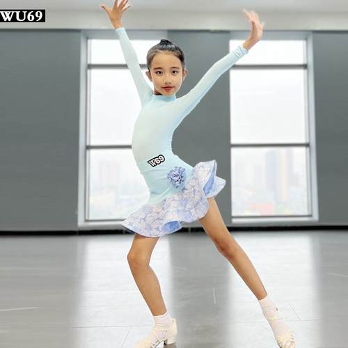 专业拉丁舞秋冬新款表演服