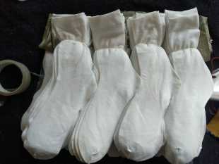 30元 100双捡漏好货女休闲百搭纯色白袜子潮夏结实丝袜网眼袜微瑕