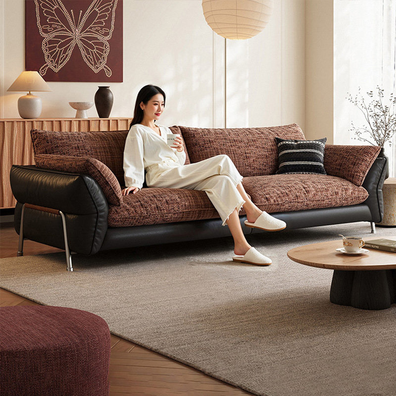 Truelog法式复古风可拆洗格拉朵布艺沙发雪尼尔客厅高端2026新款