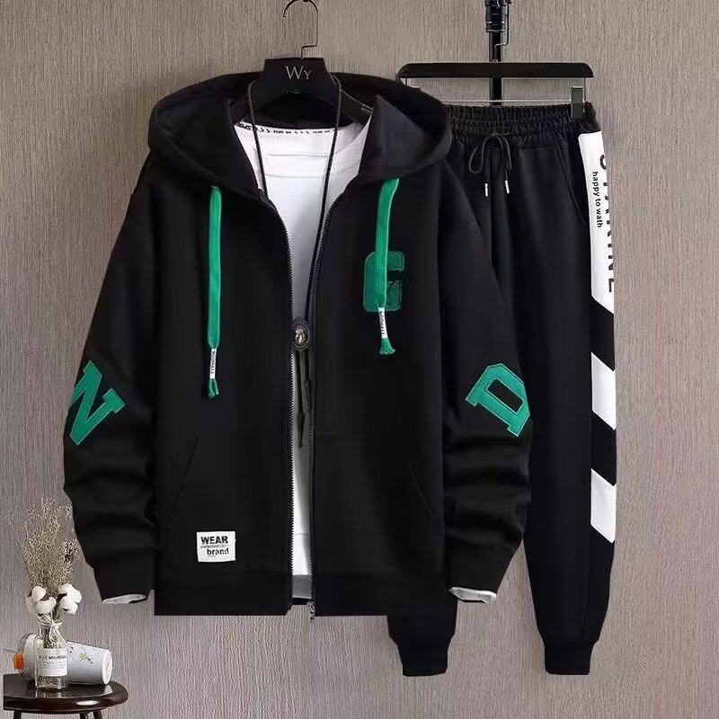 청소년 가을 카디건 스웨트 셔츠 남성 유행 재킷 중학생 및 고등학생 잘 생긴 어린이 남성 스포츠 슈트