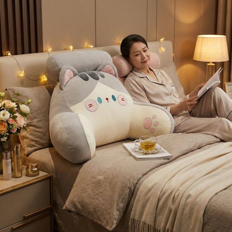 床头软包护腰大靠背靠垫沙发床上学生枕头腰垫床靠枕抱枕半躺神器,居家布艺,床头靠垫,淘宝优惠券,粉丝福利购,淘宝优惠卷