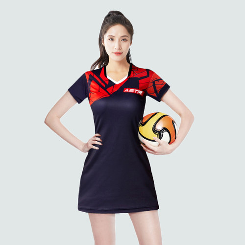 羽毛球服女短袖连衣裙团购定制