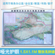 2025新疆地貌交通图 新疆地图挂图新疆地形图交通政区一体1.5米x1.1米亚膜不反光覆膜挂绳版