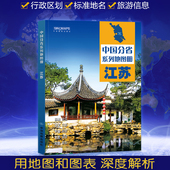 政区 地形 社 2025江苏省地图册 中国地图出版 交通旅游 办公出行 乡镇村庄 江苏地图集 全景展示 详细到县