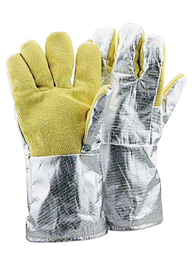 ASONE亚速旺实验室用品 铝箔耐高温手套 500℃耐熱手袋 YARR15-34