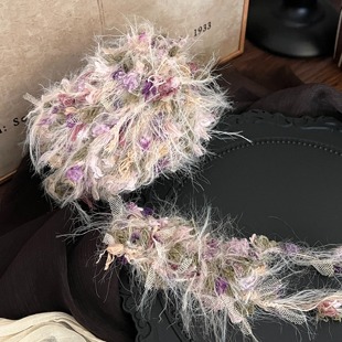 Dengd 风铃回响 手混线邓邓毛线钩编织手工diy帽子包发圈特色线团