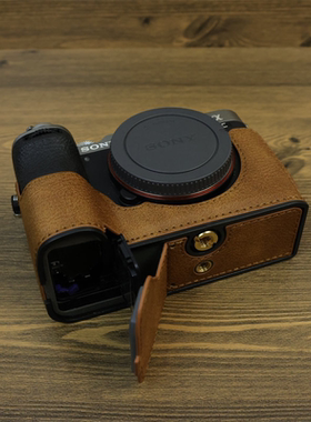 适合索尼ILCE-7c2真皮相机包保护套 a7c2半套 底座 a7c2外套