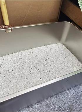 加厚不锈钢盆方盘平底深盆猫厕所盆猫砂盘狗盆油炸盆超大号加深