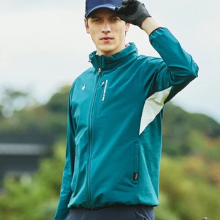 连帽夹克正品 日本Le Coq公鸡高尔夫外套男士 防风防晒衣服长袖 代购