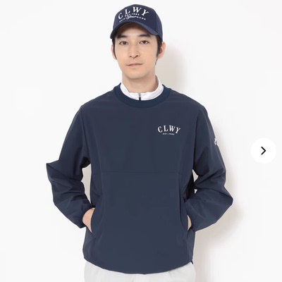 26年春夏新日本Callaway卡拉威高尔夫男装泡泡纱长袖套头上衣正品