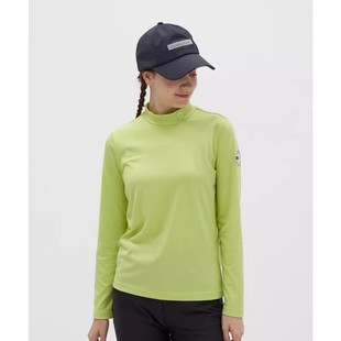 T恤女MG5FLS23L 半高领长袖 MUNSINGWEAR万星威高尔女装 25秋季