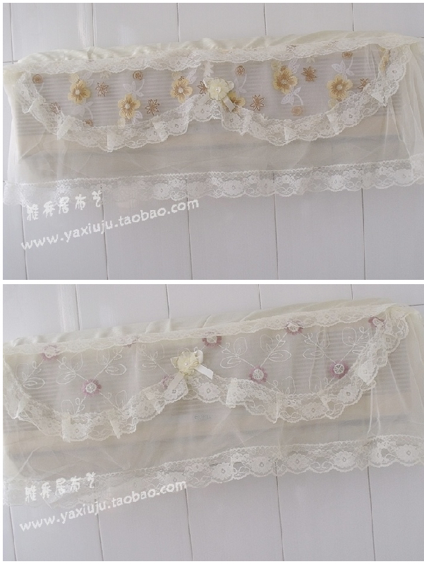 包邮《皇冠信誉》蕾丝壁挂机空调罩/空调套/防尘罩/G16全包型